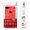Flexi Slim Carbon Fibre Case for Huawei Nova 2 Lite - Brushed Red